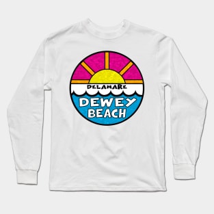 Dewey Beach Delaware DE Beach Life Long Sleeve T-Shirt